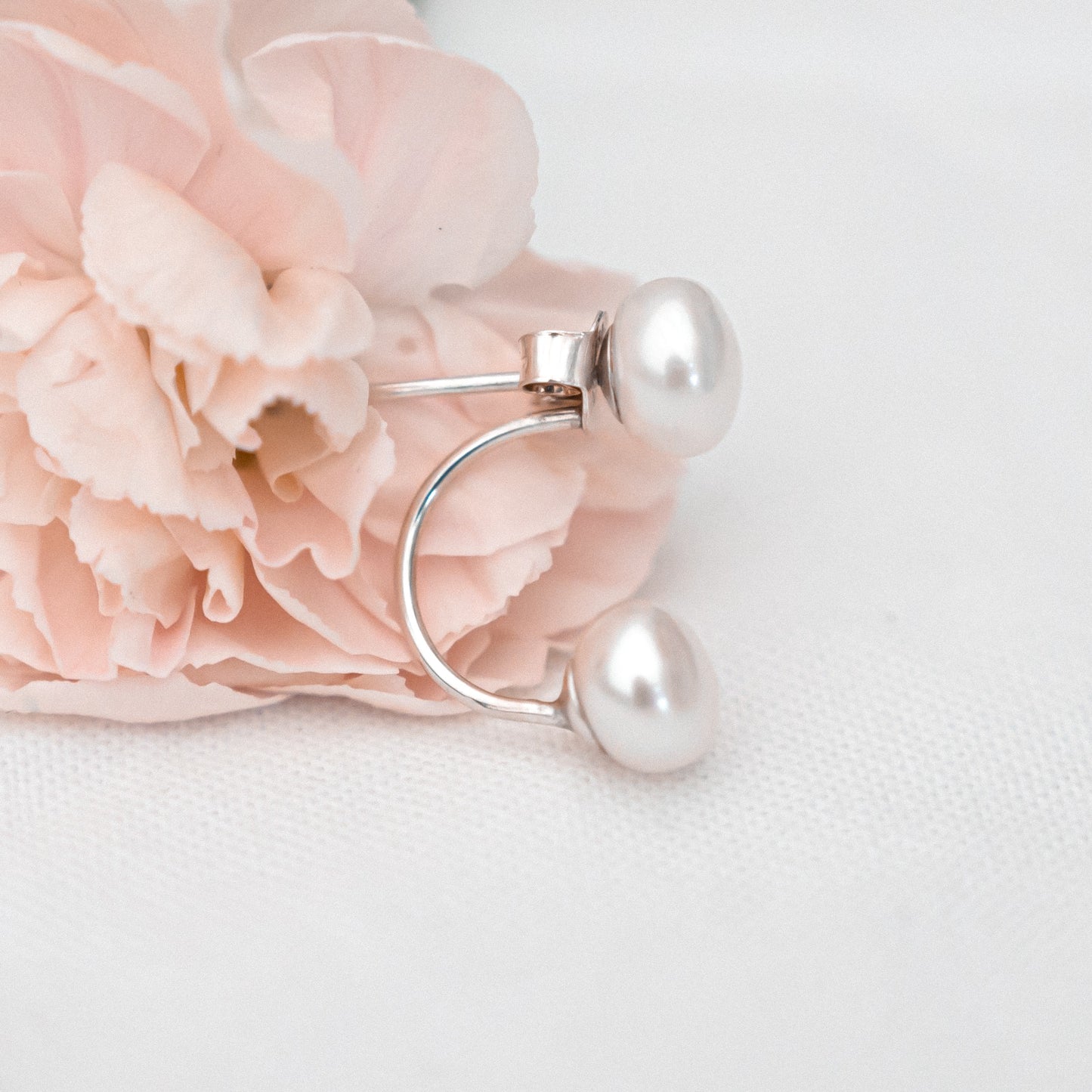 DIANA Double Pearl Earrings