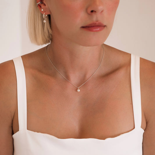 Aura Silver Necklace