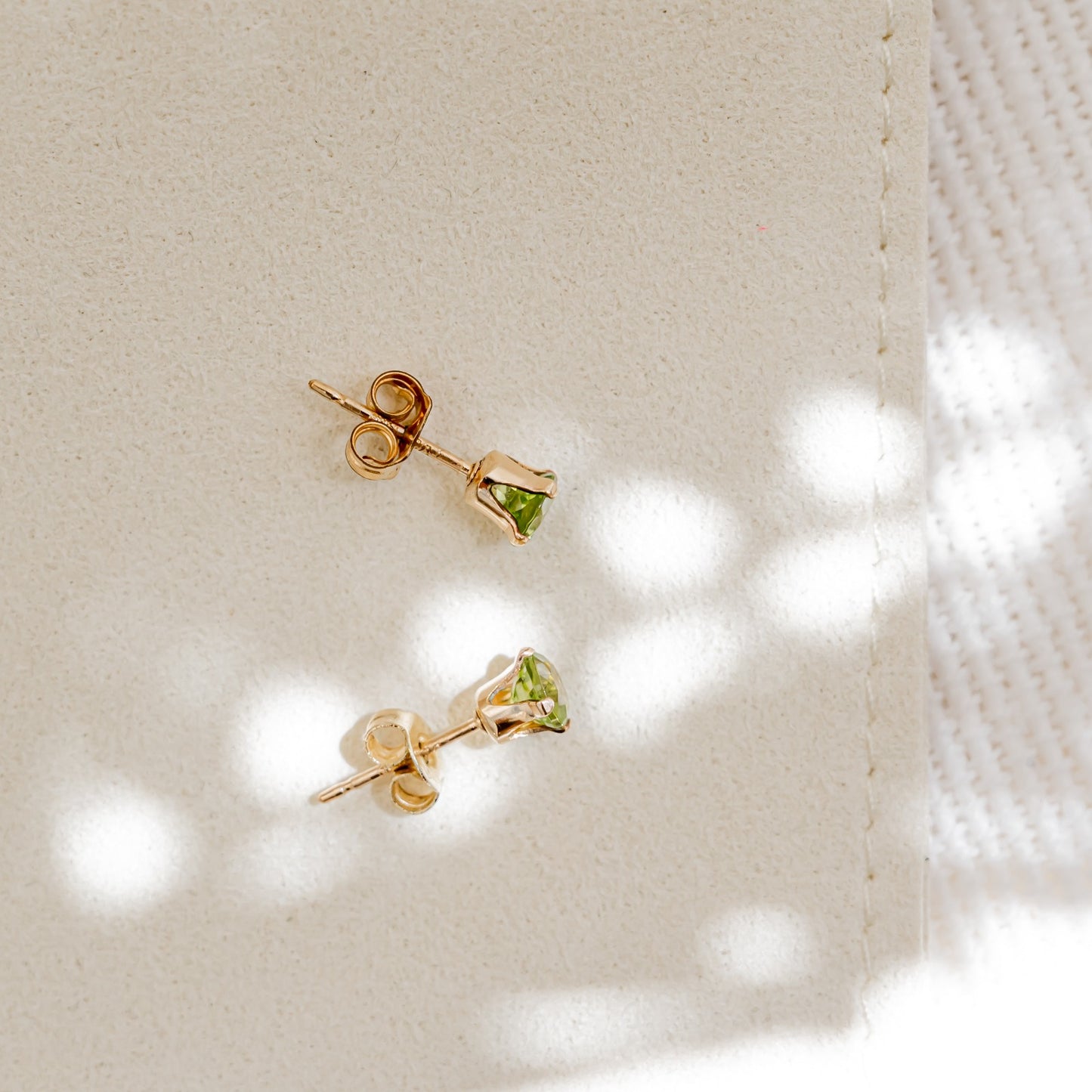 Peridot studs