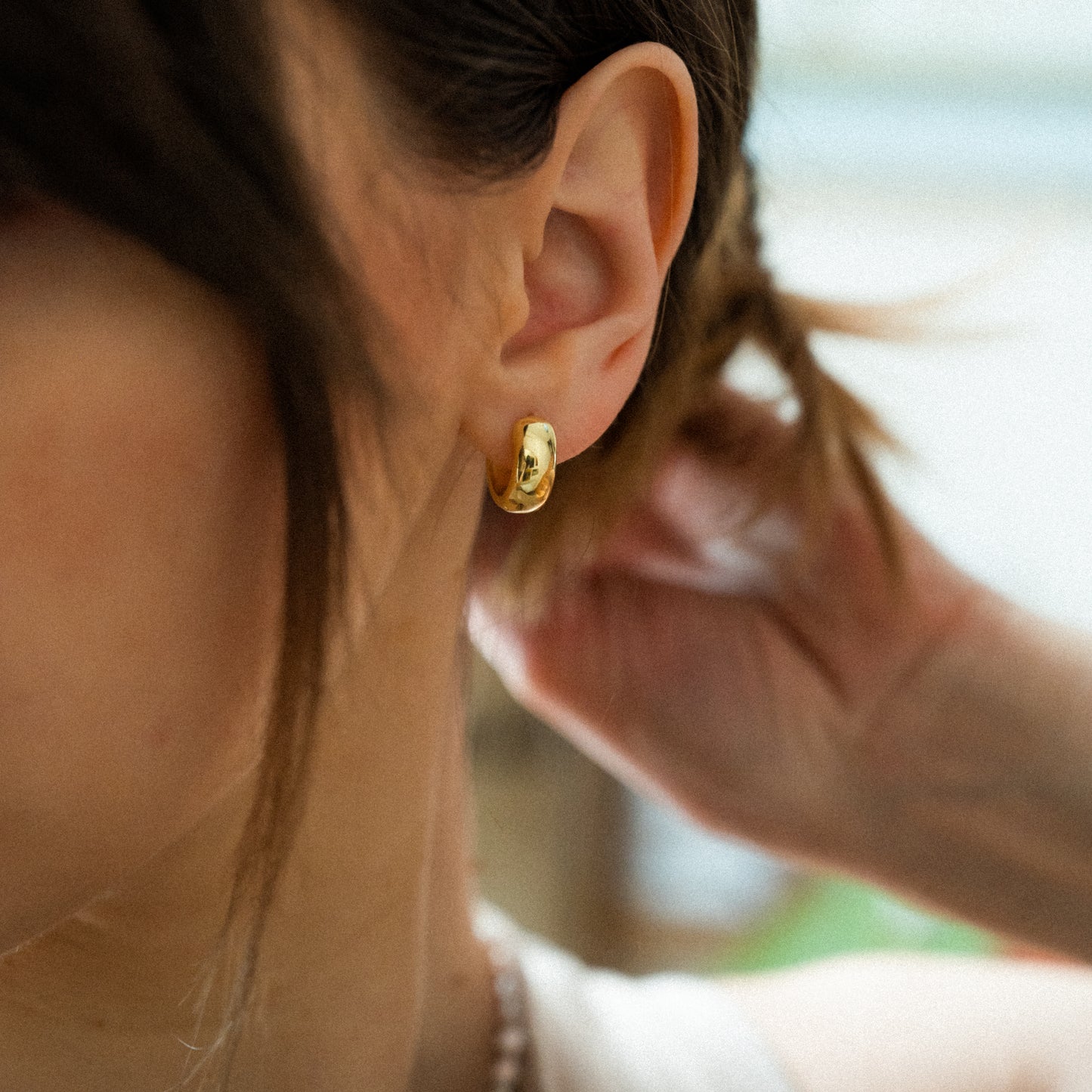 bold gold hoops