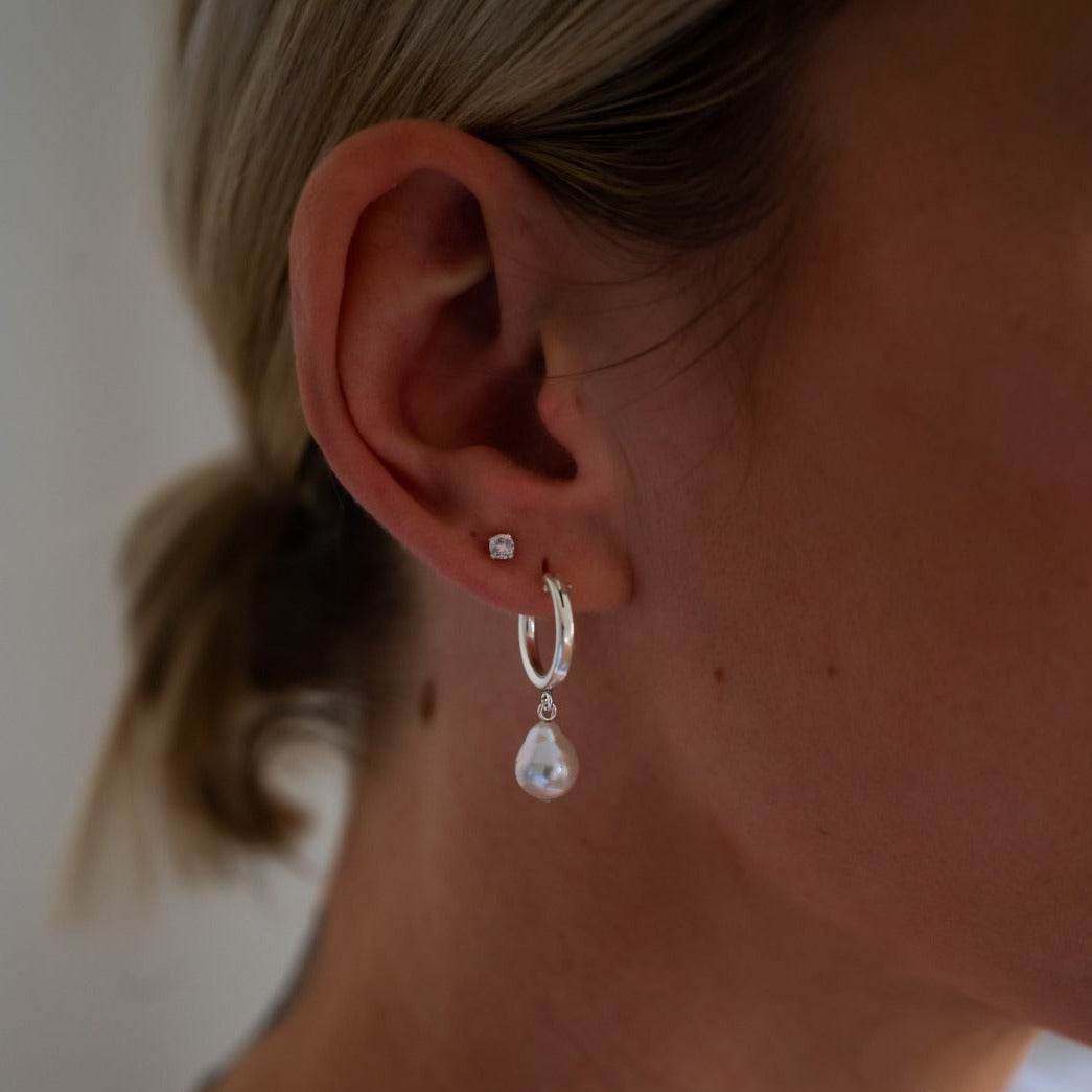 baroque pearl earrings