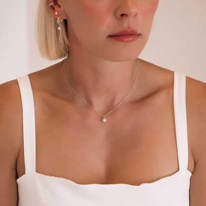 Aura Silver Necklace