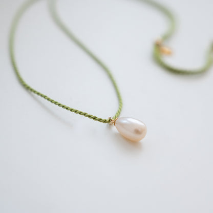 Gardenia Silk Necklace