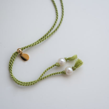 Gardenia Silk Necklace