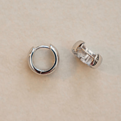 Esmée Silver Medium Hoops