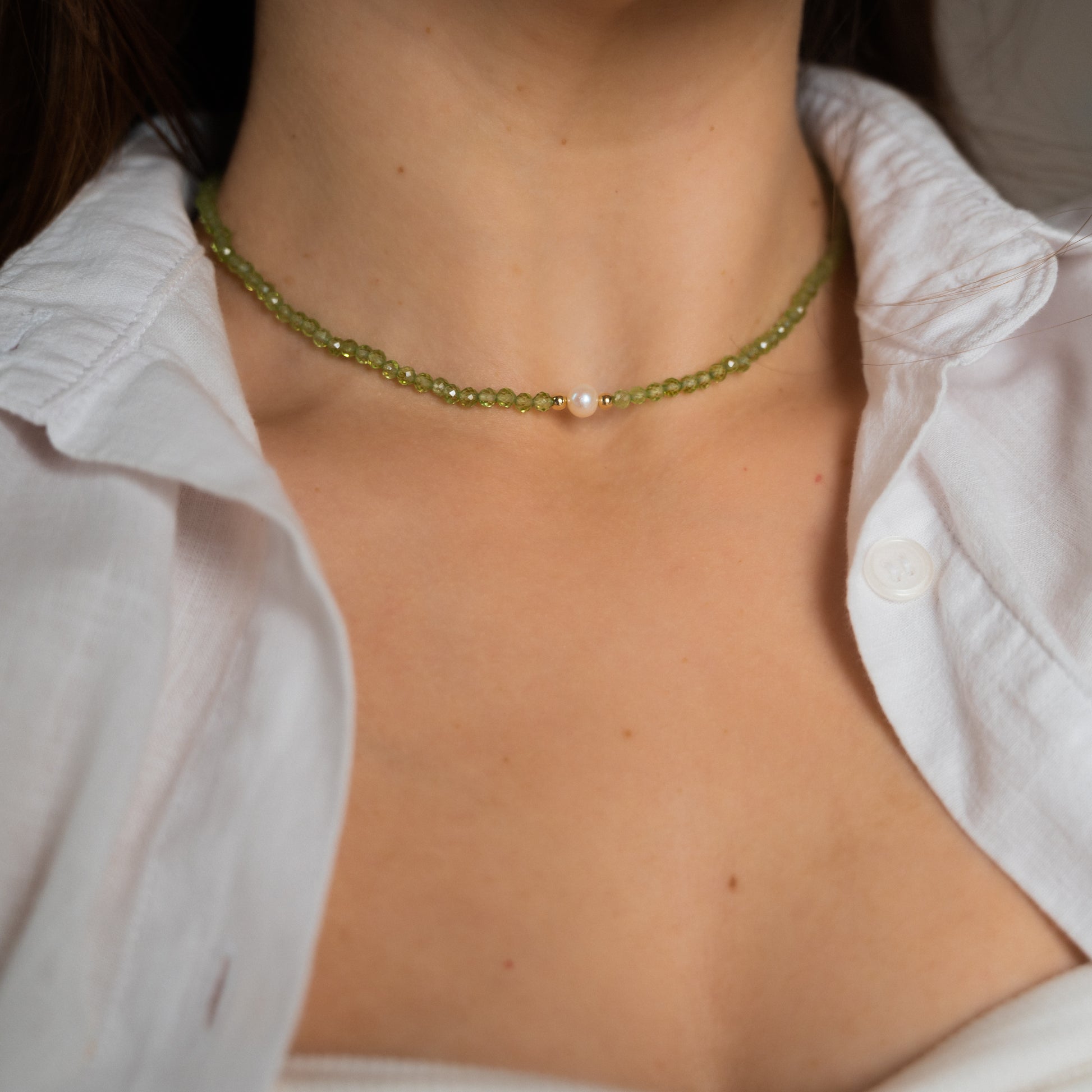 peridot chocker