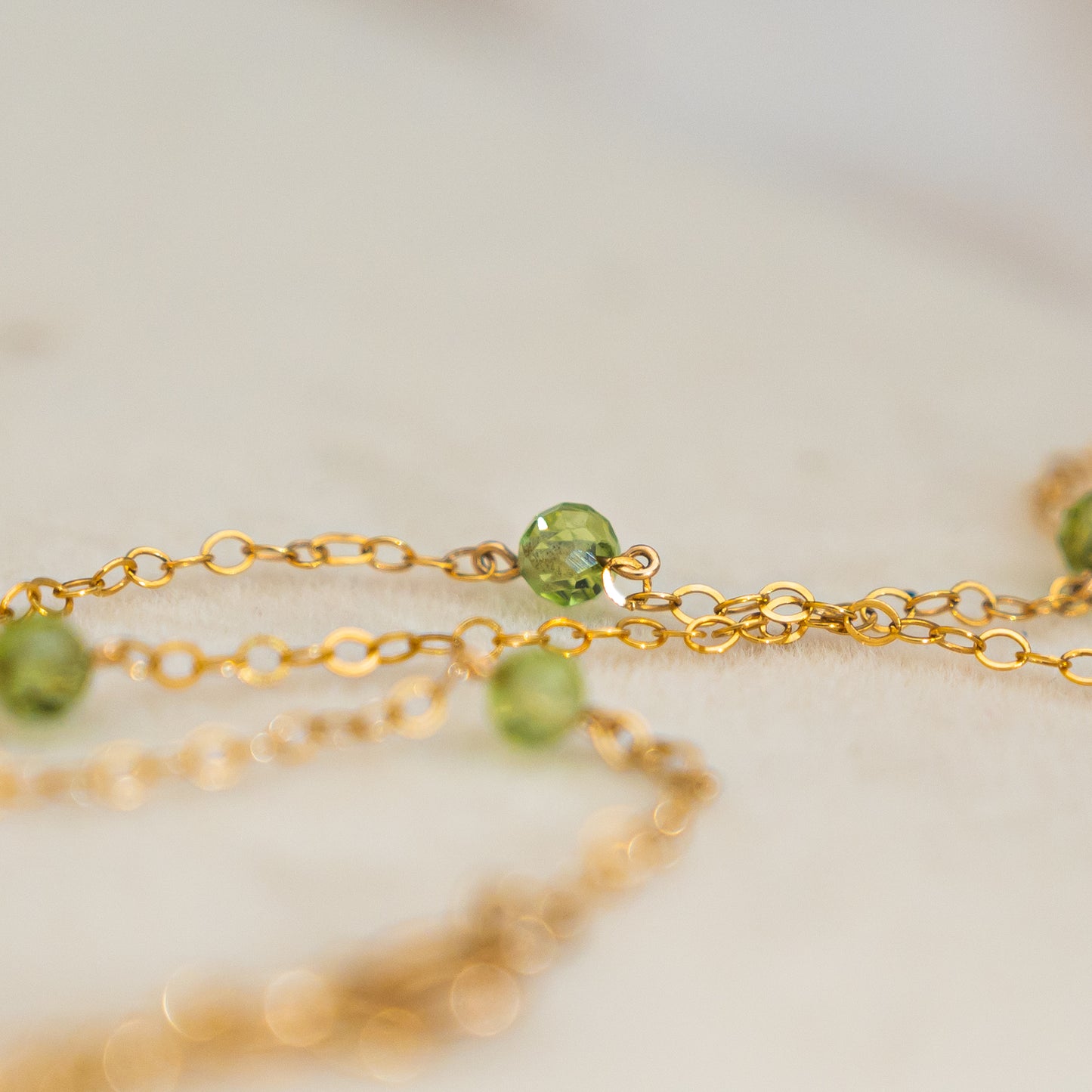 peridot necklace