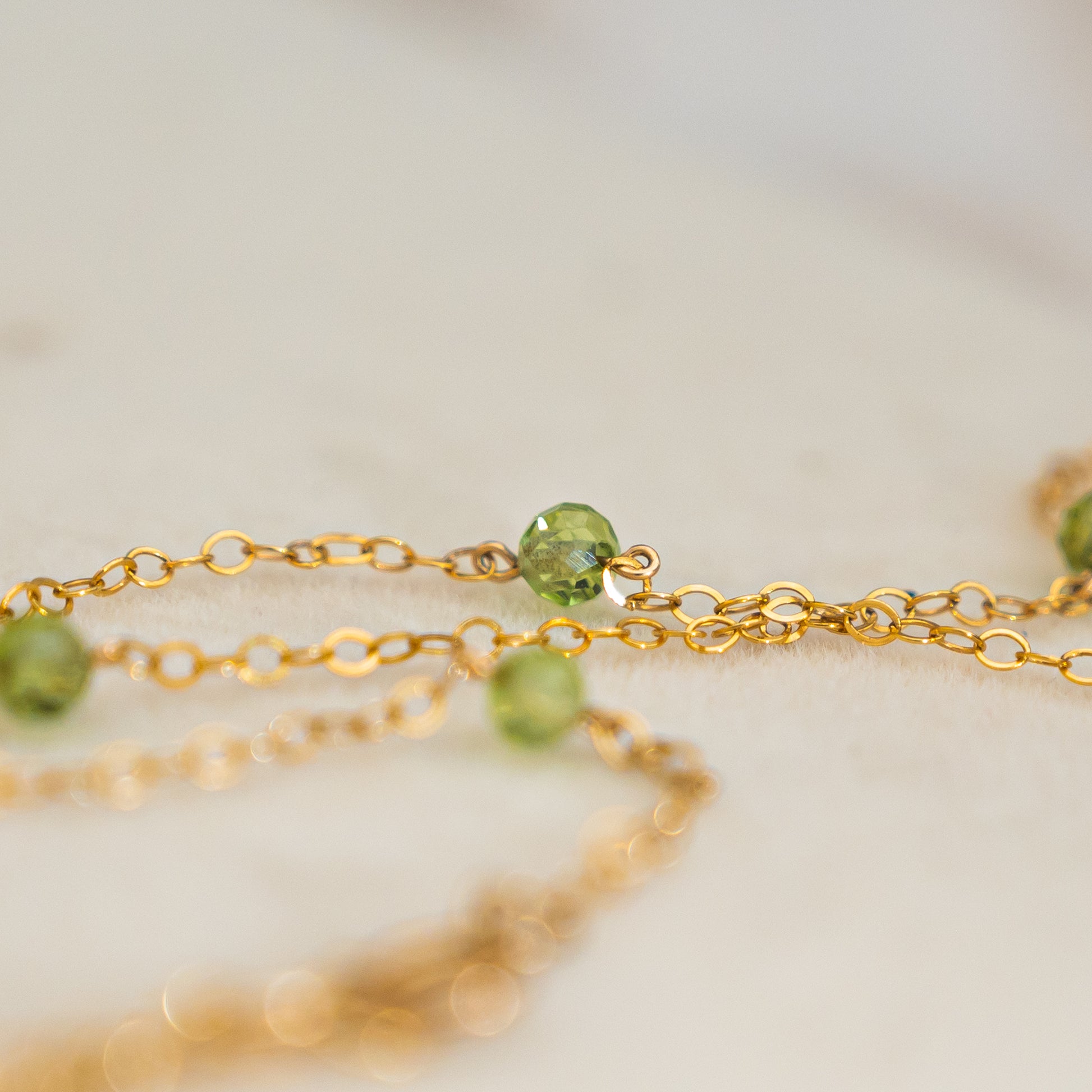 peridot necklace