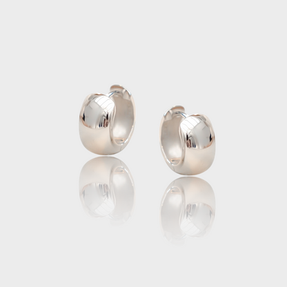 Esmée Silver Medium Hoops