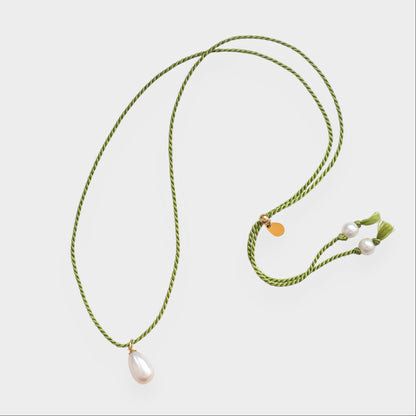 Gardenia Silk Necklace