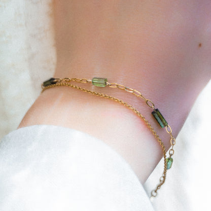 Serenity Green Tourmaline Bracelet