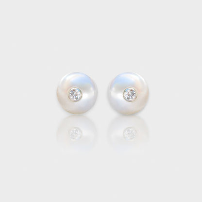 Hera Pearl Crystal Earrings