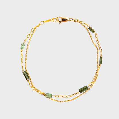 Serenity Green Tourmaline Bracelet