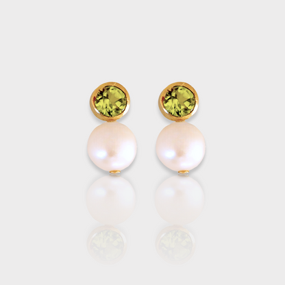 Aphrodite Peridot Earrings