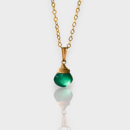 Azariah Green Onyx Necklace