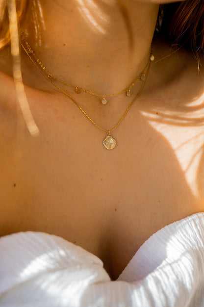 Gold Shell Necklace