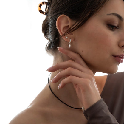 sterling silver coin earrings