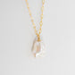 White Baroque Pearl Necklace